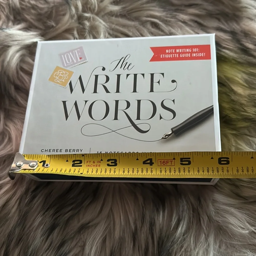 Galison The Write Words 16 Notecards